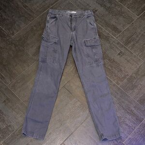 Carhartt Men's Charcoal Cargo Pants relaxed fit 30 x 34